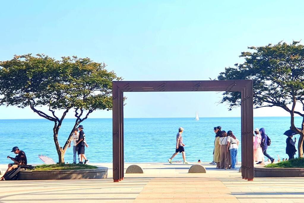 Apartmán Haeundai Beach 1 Cho Pusan Exteriér fotografie