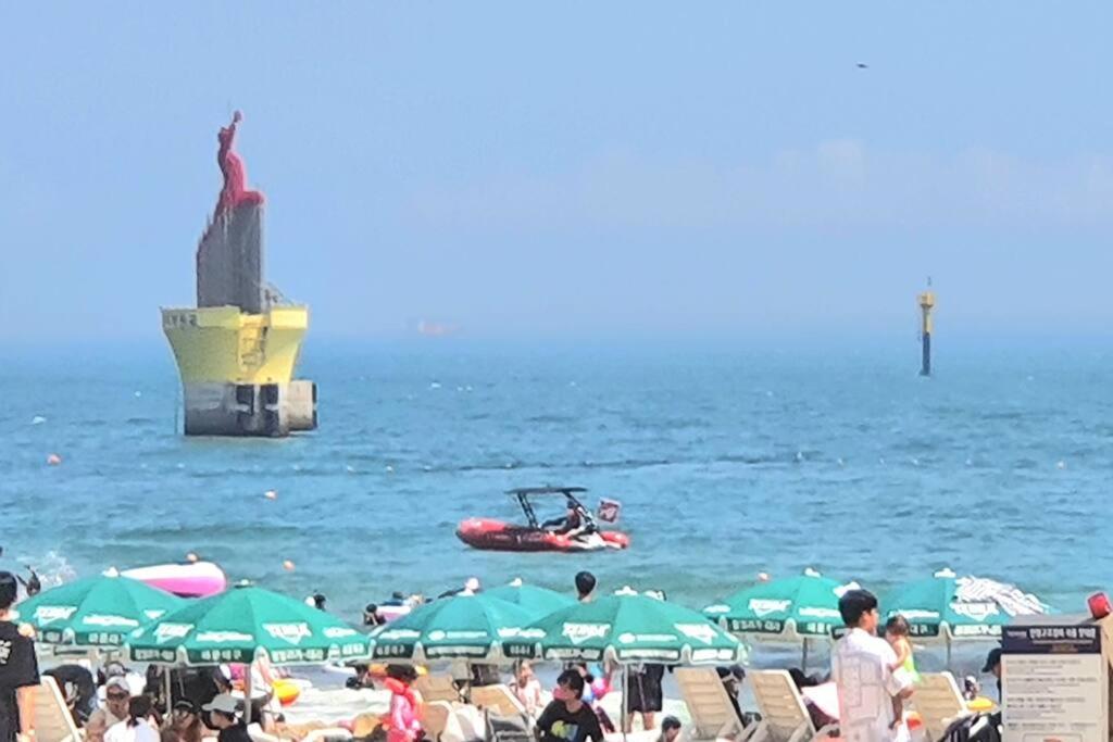 Apartmán Haeundai Beach 1 Cho Pusan Exteriér fotografie